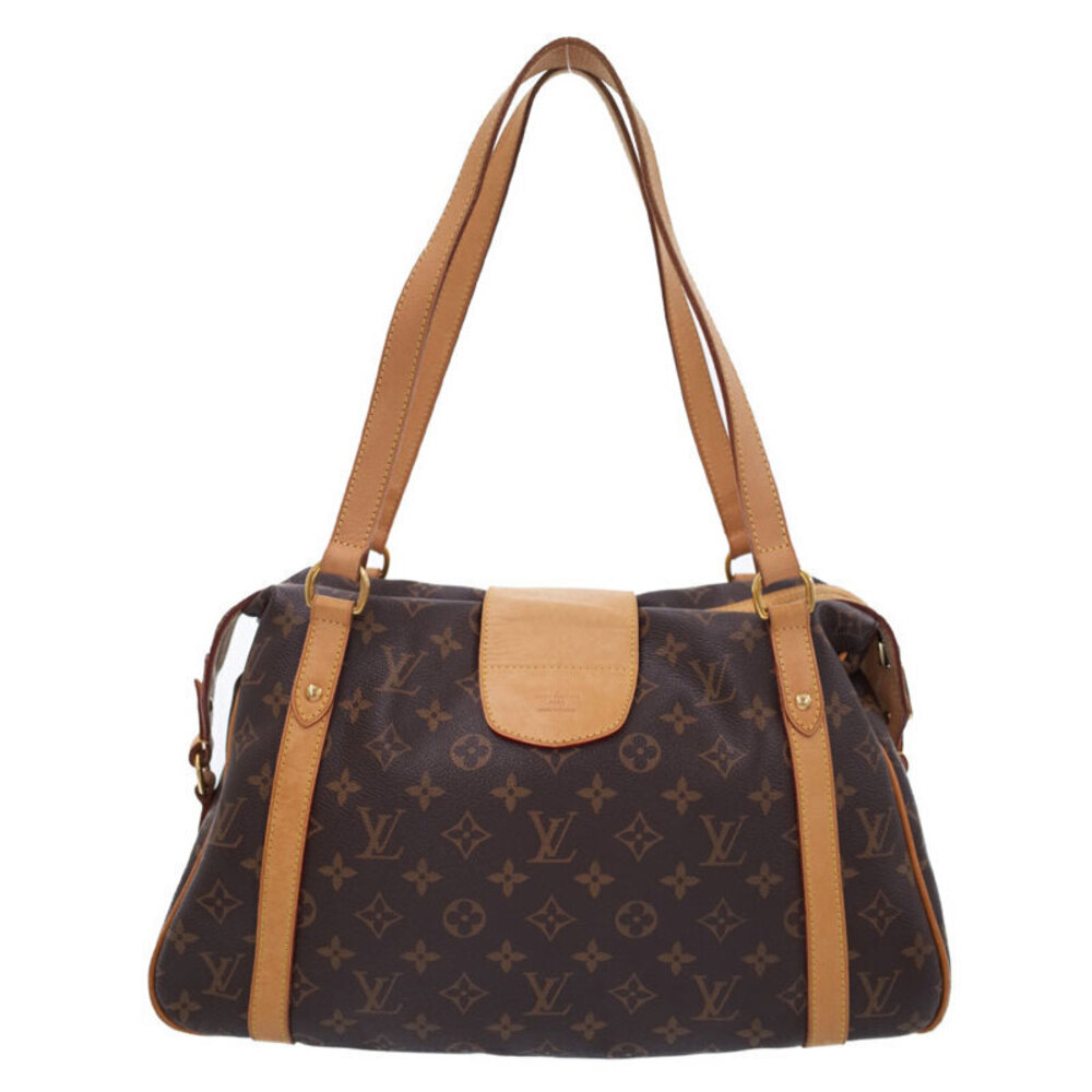 Louis Vuitton Stresa Bag Monogram Brown Leather Shoulder